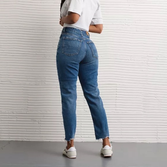 Abercrombie & Fitch Distressed Mom Jeans - Picture 2 of 10